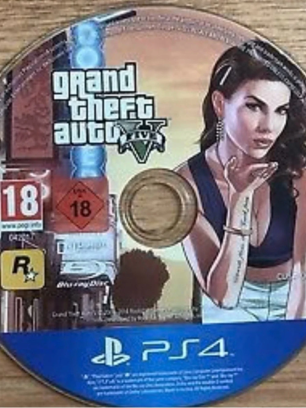 Sony Black PS4 Slim Console with Controller and cords comes with GTA 5